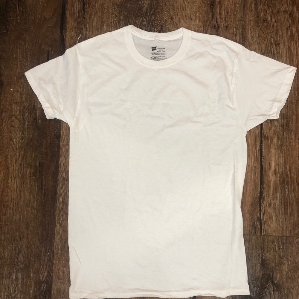 NWOT 6 white crew Hanes undershirts
